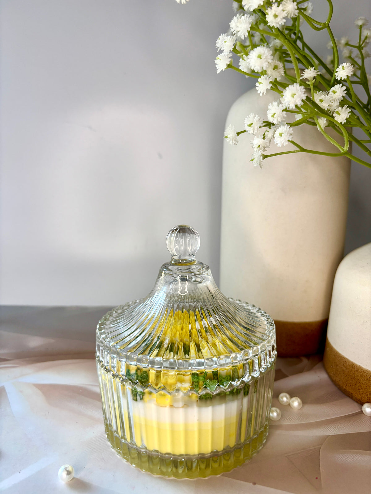 Sunlit Blossom Jar