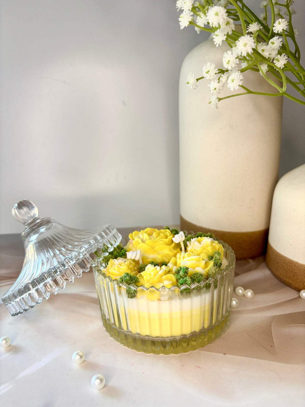 Sunlit Blossom Jar