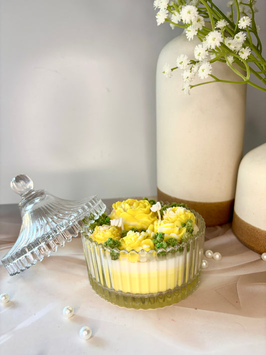 Sunlit Blossom Jar