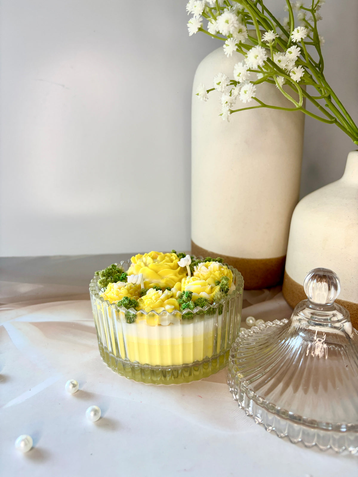 Sunlit Blossom Jar